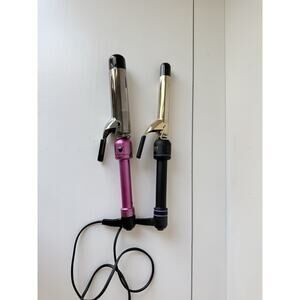 Hot Tools Lot of 2 Hot Tools Professional 1" / 1.5" 24K Gold Curling Iron/Wand
